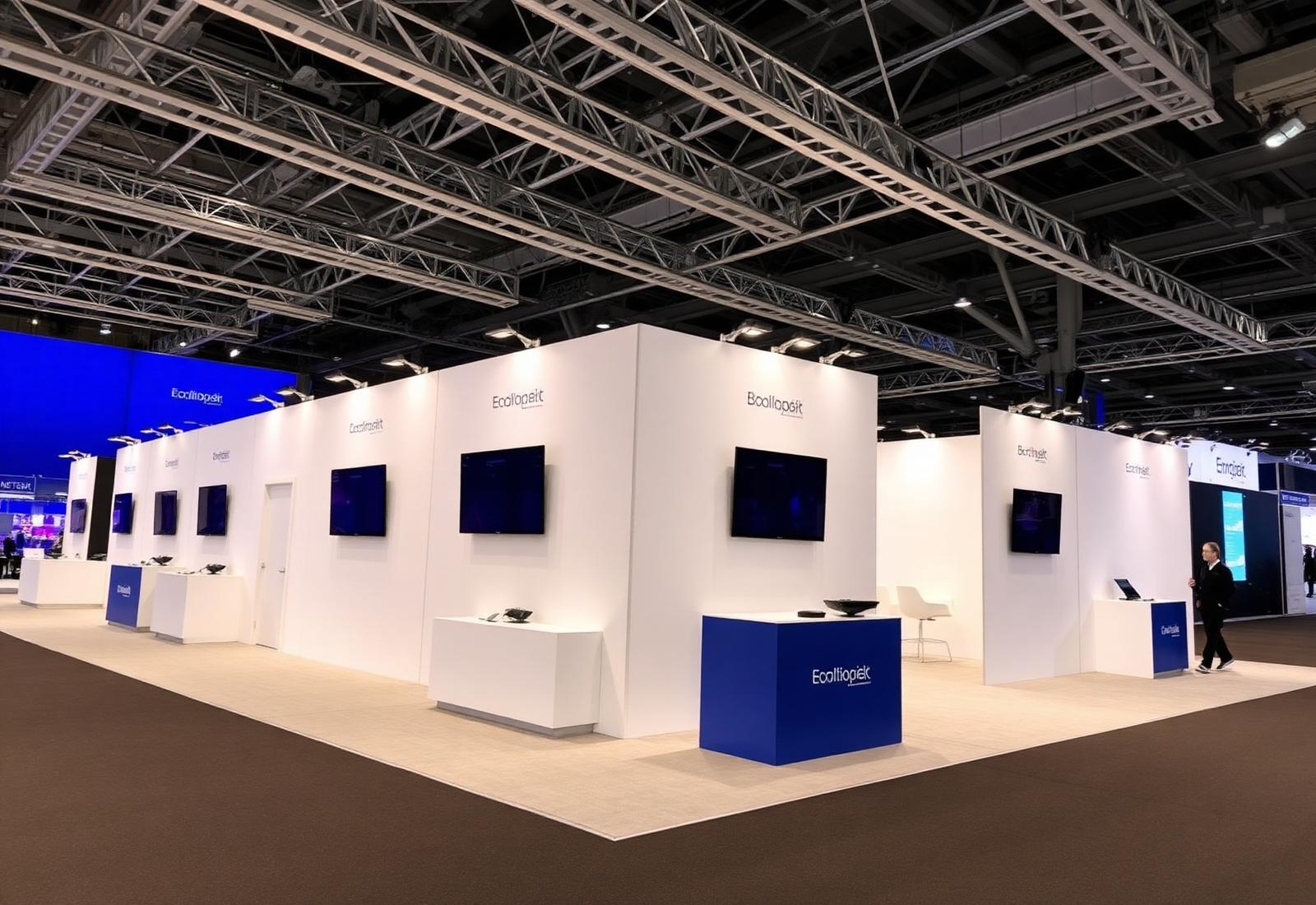 Meridian trade show booth design (placeholder photo)