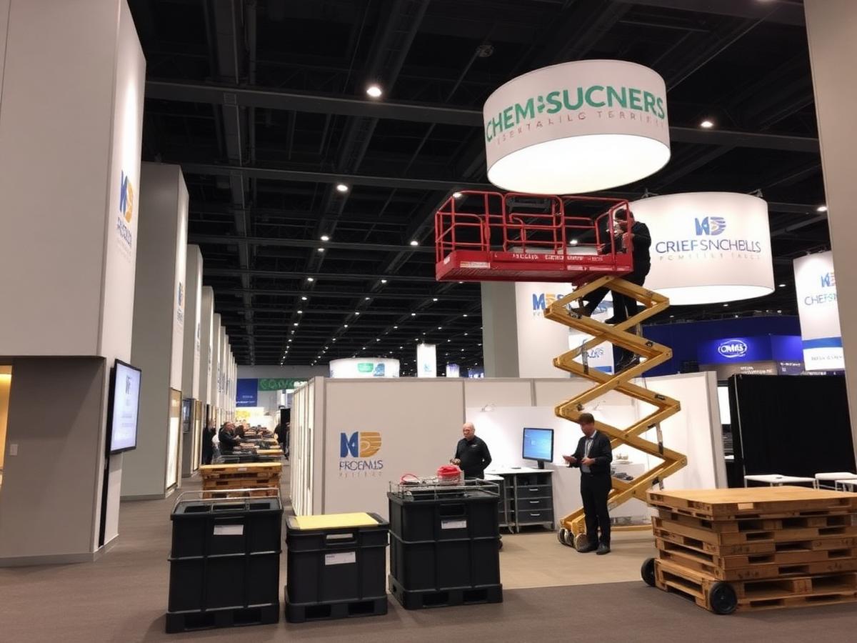 Atlas trade show booth design (placeholder photo)